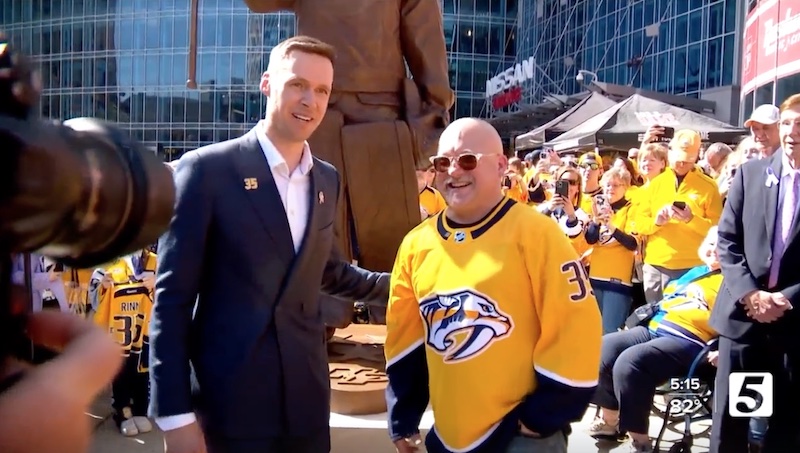 Pekka Rinne statue for Nashville Predators star goalie